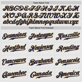 Custom White Navy Pinstripe Navy-Old Gold Authentic Raglan Sleeves Baseball Jersey