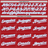 Custom Red White-Light Blue Authentic Baseball Jersey