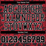 Custom Red Black-White Round Neck Sublimation Basketball Suit Jersey