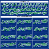 Custom Royal Kelly Green-White Authentic Sleeveless Baseball Jersey