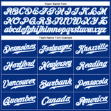 Custom Royal White-Light Blue Authentic Sleeveless Baseball Jersey