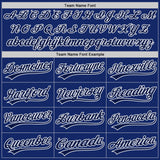 Custom Royal Gray-White Authentic Baseball Jersey