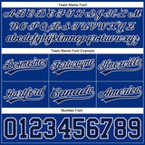 Custom Royal Navy-White Authentic Throwback Basketball Shorts