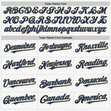 Custom White Old Gold-Royal Authentic Sleeveless Baseball Jersey