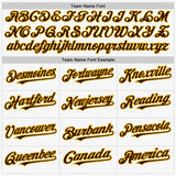 Custom White Brown-Gold Authentic Sleeveless Baseball Jersey