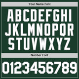 Custom Green White-Gray Authentic Sleeveless Baseball Jersey