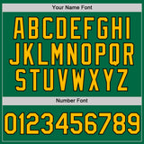 Custom Kelly Green Gold-Black Authentic Sleeveless Baseball Jersey
