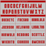 Custom Gray Red Sublimation Fade Fashion Soccer Uniform Jersey