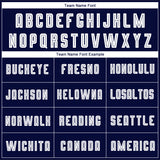 Custom Red White-Navy Sublimation Fade Fashion Soccer Uniform Jersey