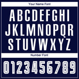 Custom Red White-Navy Sublimation Fade Fashion Soccer Uniform Jersey