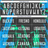 Custom Black White-Light Blue Sublimation Soccer Uniform Jersey