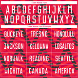 Custom Red White-Black Sublimation Soccer Uniform Jersey