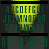 Custom Black Kelly Green Sublimation Soccer Uniform Jersey