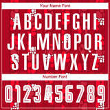 Custom Red White Home Sublimation Soccer Uniform Jersey