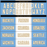 Custom Light Blue White-Old Gold Sublimation Argentinian Flag Soccer Uniform Jersey