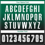 Custom Kelly Green White-Black Sublimation Long Sleeve Fade Fashion Soccer Uniform Jersey