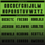 Custom Neon Green Black Sublimation Long Sleeve Fade Fashion Soccer Uniform Jersey