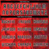 Custom Red Black-White Sublimation Soccer Uniform Jersey