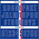 Custom Royal Royal-Red Sublimation Soccer Uniform Jersey