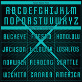 Custom Black Teal Sublimation Soccer Uniform Jersey