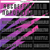 Custom Pink Black-White Sublimation Soccer Uniform Jersey