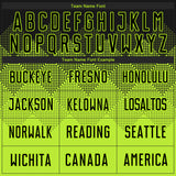 Custom Neon Green Black Sublimation Soccer Uniform Jersey