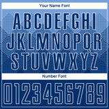 Custom Light Blue Navy-White Sublimation Soccer Uniform Jersey