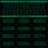 Custom Black Kelly Green Pinstripe Fade Fashion Sublimation Soccer Uniform Jersey