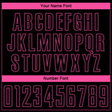 Custom Black Pink Sublimation Soccer Uniform Jersey