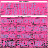 Custom Pink Black-Light Blue Sublimation Soccer Uniform Jersey