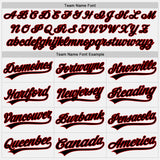 Custom White Black-Red Two-Button Unisex Softball Jersey