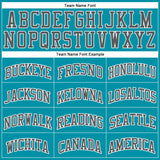 Custom Teal Steel Gray-Black Authentic Throwback Basketball Jersey