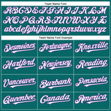 Custom Teal White-Purple Authentic Baseball Jersey