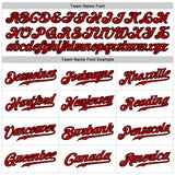 Custom White Red-Black Authentic Sleeveless Baseball Jersey