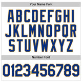 Custom White Royal-Old Gold Authentic Sleeveless Baseball Jersey