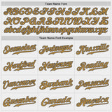Custom White Steel Gray-Old Gold Authentic Baseball Jersey