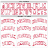 Custom White White-Red Authentic Throwback Basketball Jersey