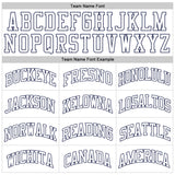 Custom White White-Navy Authentic Throwback Basketball Jersey