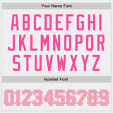 Custom White Medium Pink-Pink Authentic Baseball Jersey