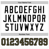 Custom White Olive-Black Authentic Throwback Basketball Jersey