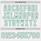 Custom White Kelly Green Authentic Baseball Jersey