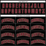 Custom Black Crimson-City Cream Performance T-Shirt