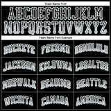 Custom Black Silver-White Authentic Drift Fashion Baseball Jersey