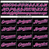 Custom Black Pink-Light Blue Sports Pants