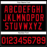 Custom Black Red Authentic Baseball Jersey