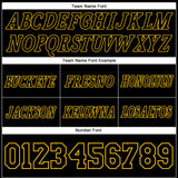 Custom Black Black-Gold Authentic Throwback Basketball Shorts