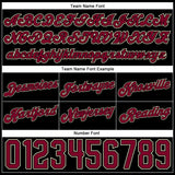 Custom Black Maroon-Cream Authentic Throwback Basketball Shorts