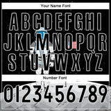 Custom Black Black-White 3D Pattern Design Astronaut Authentic Baseball Jersey