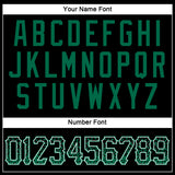 Custom Black Kelly Green-White Authentic Drift Fashion Baseball Jersey