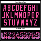 Custom Black Pink-Light Blue Authentic Drift Fashion Baseball Jersey